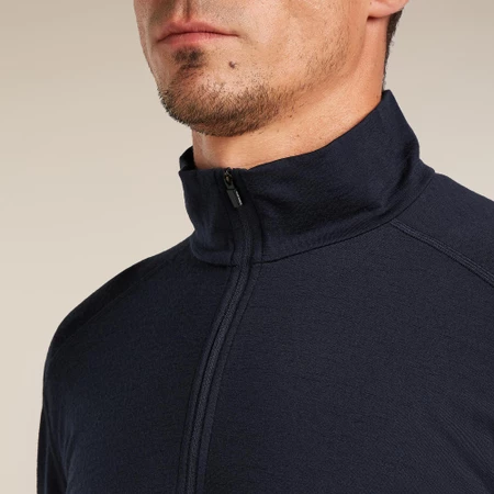 Icebreaker 200 Oasis Half Zip Top in Midnight