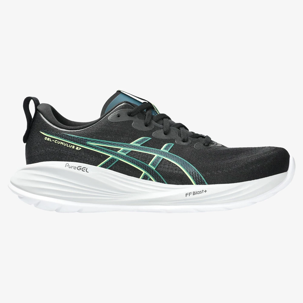 Asics Gel Cumulus 27 in Black/Green