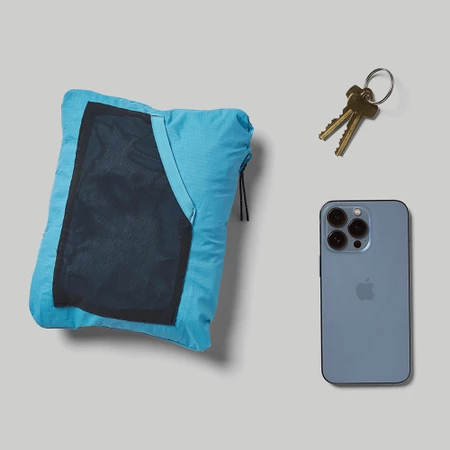 Janji Rainrunner Pack Jacket 2.0 in Skybird