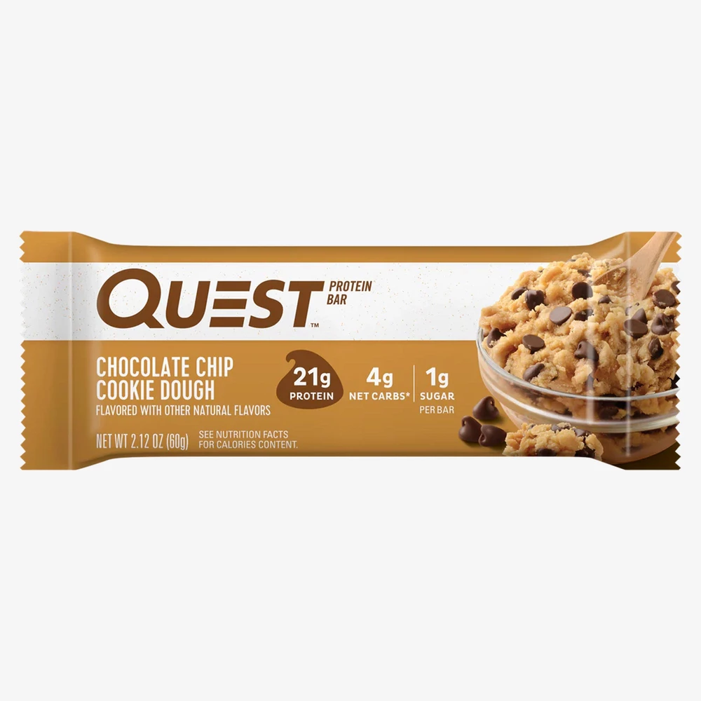 Quest Protein Bar in Chocolate Chip Cookie Dough