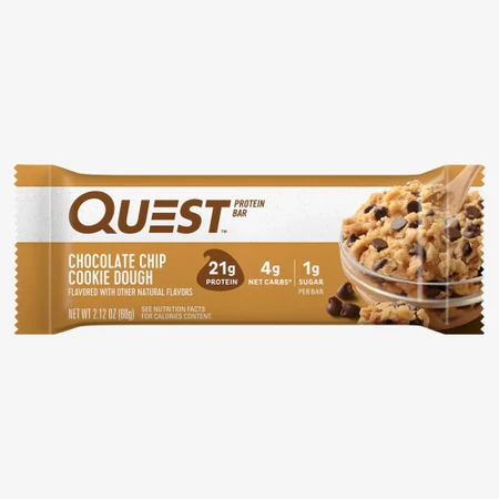 Quest Protein Bar in Chocolate Chip Cookie Dough