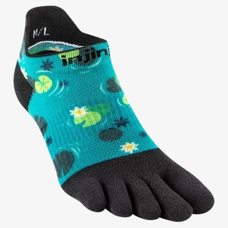 INJINJI  Women's Run Lightweight No-Show Toe Socks