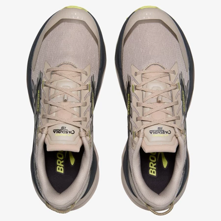 Brooks Cascadia 19 in Grey/Lime