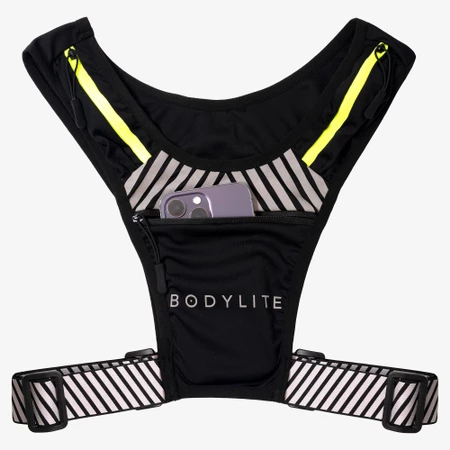 Bodylite Phone Holder Vest in Black