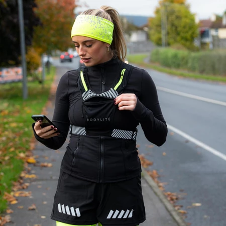 Bodylite Phone Holder Vest in Black