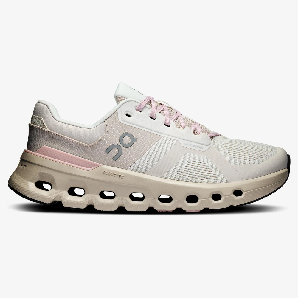 On Cloudrunner 2 Wide in Ivory/Mauve