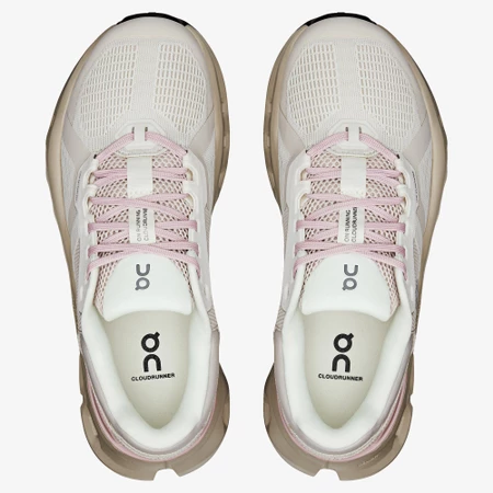 On Cloudrunner 2 Wide in Ivory/Mauve
