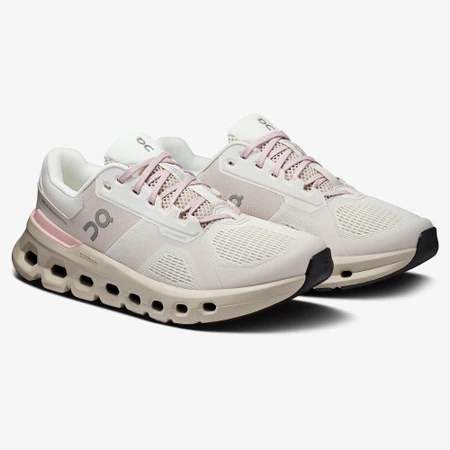 On Cloudrunner 2 Wide in Ivory/Mauve