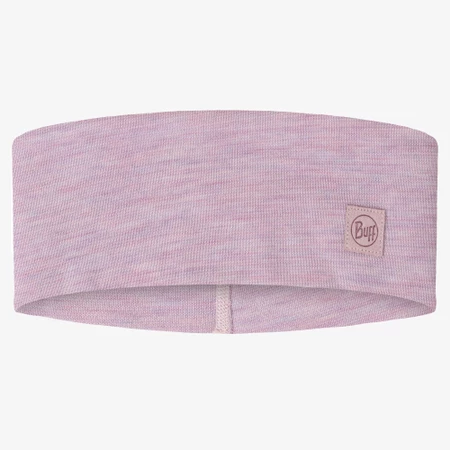 Buff Merino Wide Headband in Lilac
