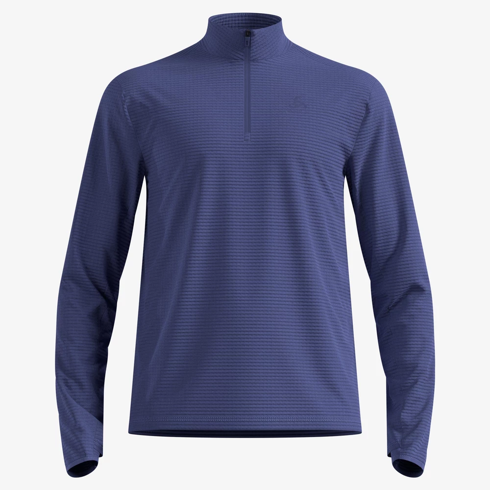 Odlo Essential Thermal Half Zip Top in Skipper Blue