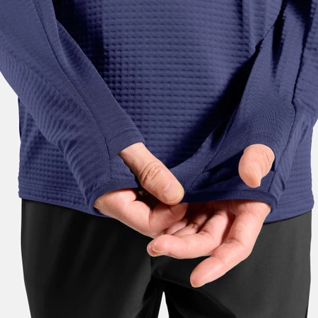 Odlo Essential Thermal Half Zip Top in Skipper Blue