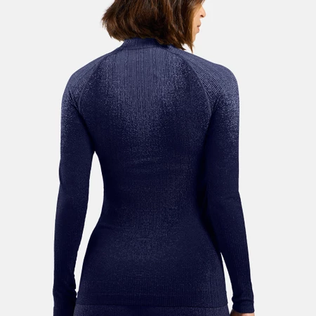 Odlo Blackcomb Half Zip Baselayer in Skipper Blue
