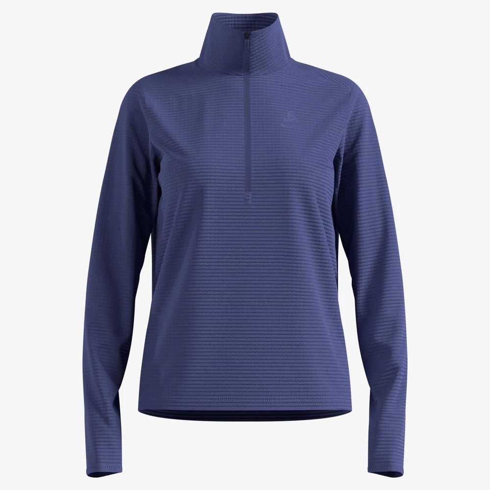 Odlo Essential Thermal Half Zip Top in Skipper Blue