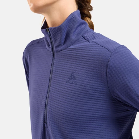 Odlo Essential Thermal Half Zip Top in Skipper Blue