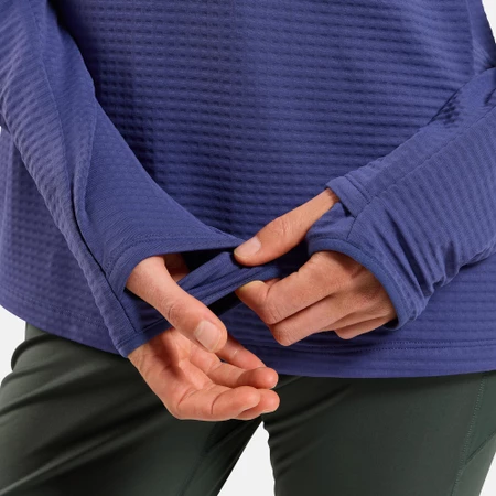 Odlo Essential Thermal Half Zip Top in Skipper Blue