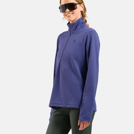 Odlo Essential Thermal Half Zip Top in Skipper Blue