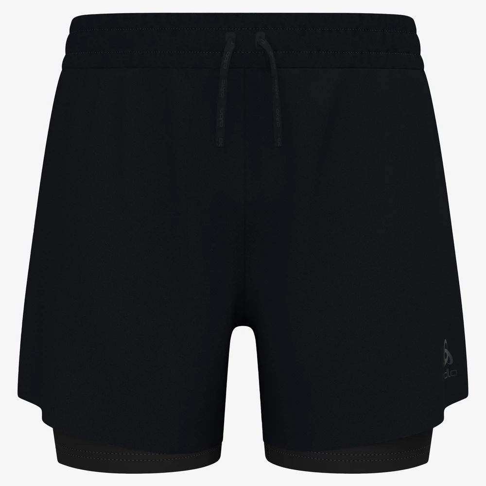 Odlo Zeroweight 5in 2in1 Shorts in Black