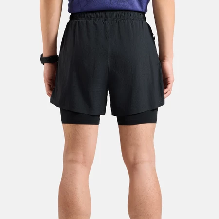 Odlo Zeroweight 5in 2in1 Shorts in Black