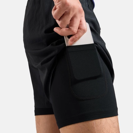 Odlo Zeroweight 5in 2in1 Shorts in Black