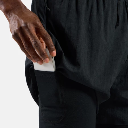 Odlo Zeroweight 5in 2in1 Shorts in Black