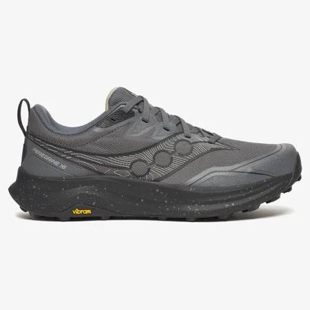 Saucony Peregrine 16 in Carbon/Black