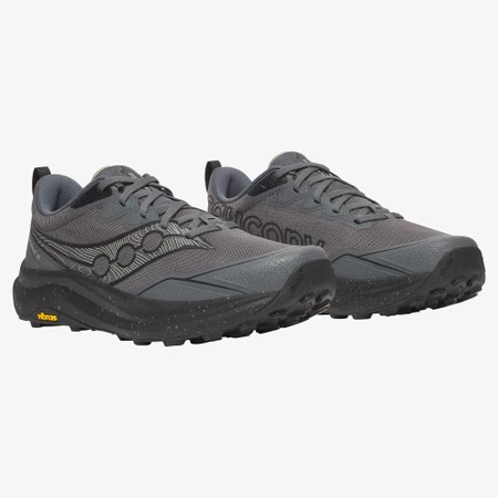 Saucony Peregrine 16 in Carbon/Black
