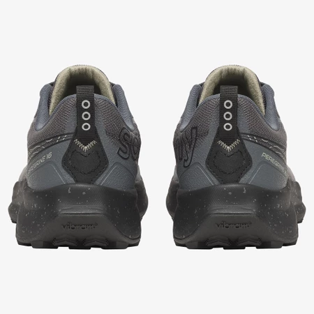 Saucony Peregrine 16 in Carbon/Black