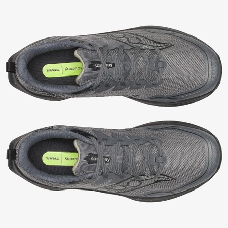 Saucony Peregrine 16 in Carbon/Black