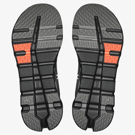 On Cloudrunner 2 in Rock/Tangerine