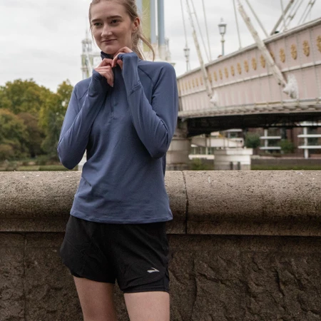 Brooks Dash Half Zip Top 3.0 in Nightshadow