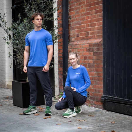 Janji Circa Daily Tee in Blueberry