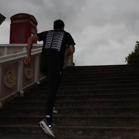Janji Run All Day Tech Tee in Midnight Mantra