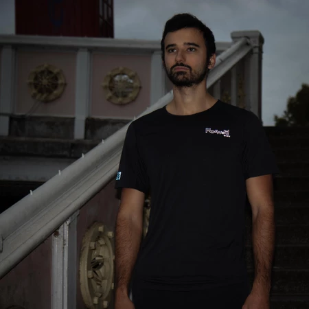 Janji Run All Day Tech Tee in Midnight Mantra