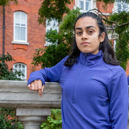 Odlo Essential Thermal Half Zip Top in Skipper Blue