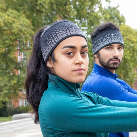 Ronhill Reflect Headband in Black/Reflect