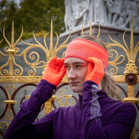 Ronhill Reflect Headband in Coral