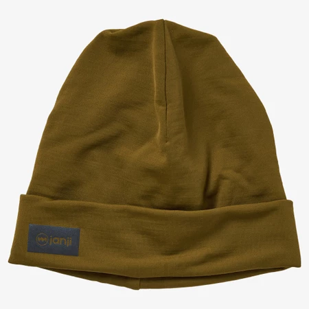 Janji Revo Merino Beanie in Olive