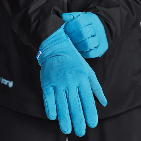 Janji Revo Merino Liner Glove in Bluebird