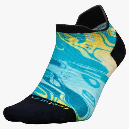 Feetures Elite Light Cushion No Show Socks in Sunrise Lagoon