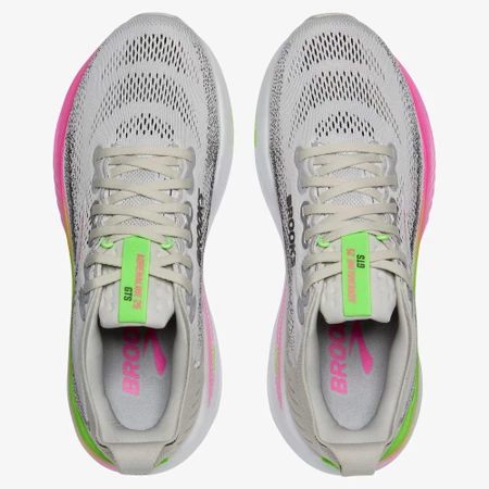 Brooks Adrenaline GTS 25 D Wide in  Oyster/Pink
