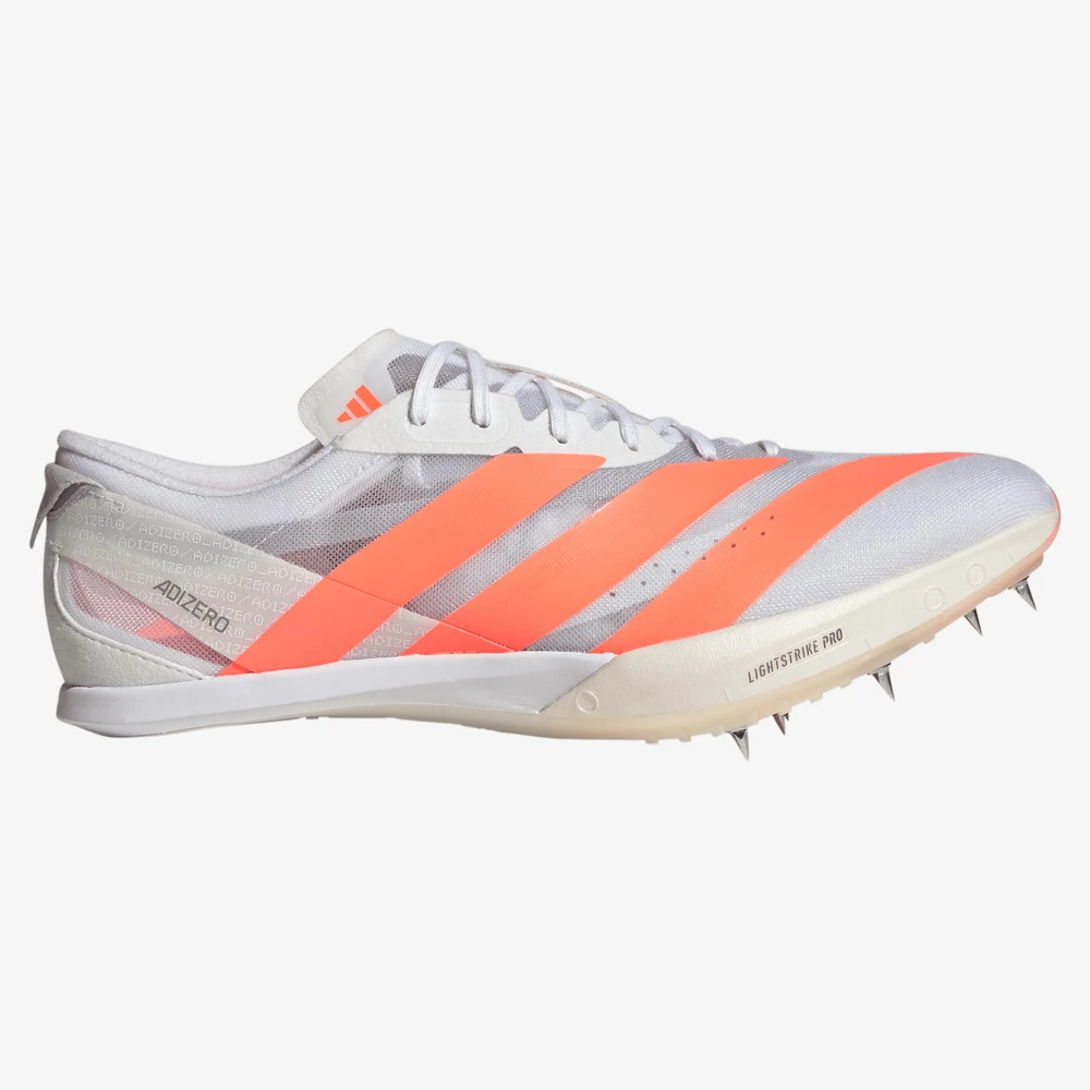 Adidas Adizero Finesse in White/Lucid Orange