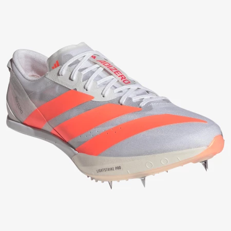 Adidas Adizero Finesse in White/Lucid Orange