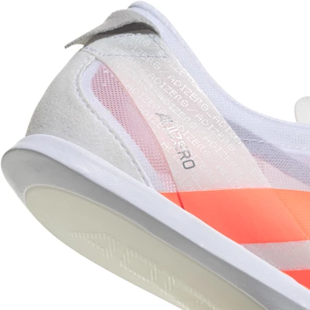 Adidas Adizero Finesse in White/Lucid Orange
