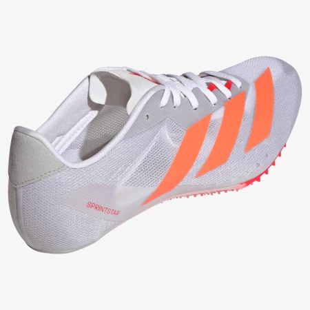 Adidas Sprintstar in White/Lucid Orange