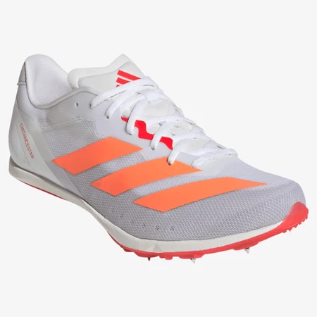 Adidas Distancestar  in White/Lucid Orange