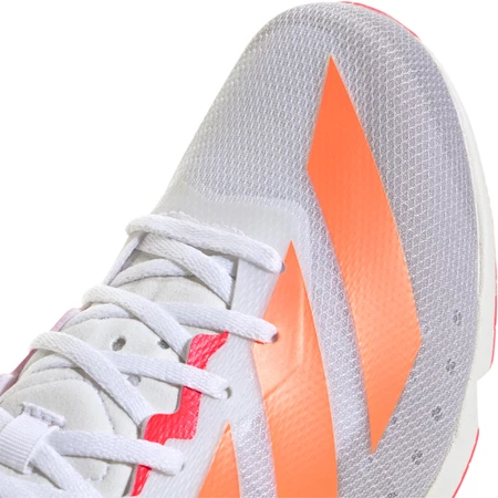 Adidas Distancestar  in White/Lucid Orange