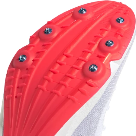 Adidas Distancestar  in White/Lucid Orange