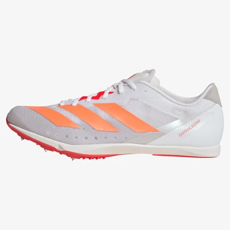 Adidas Distancestar  in White/Lucid Orange