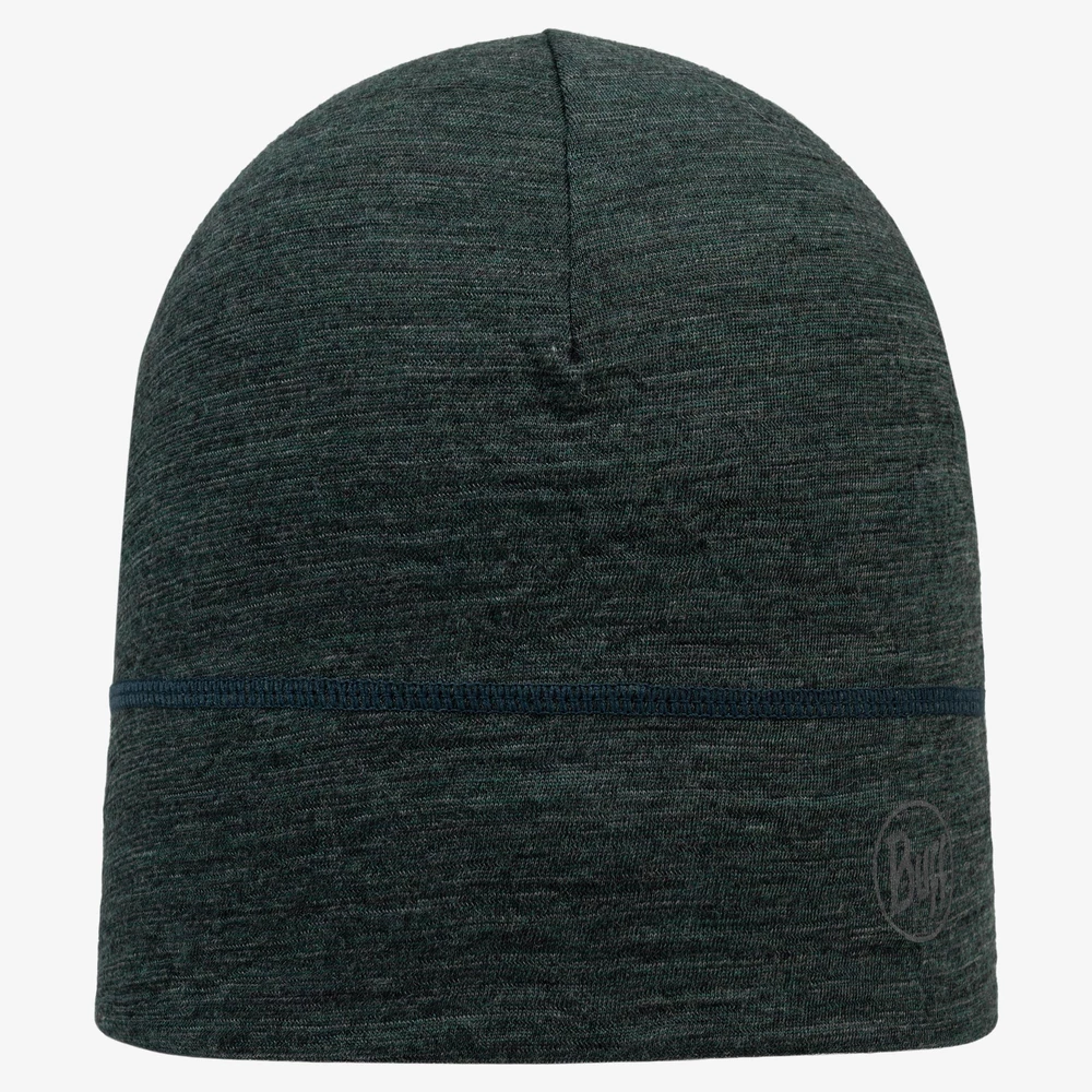 Buff Merino Lightweight Beanie in Forest