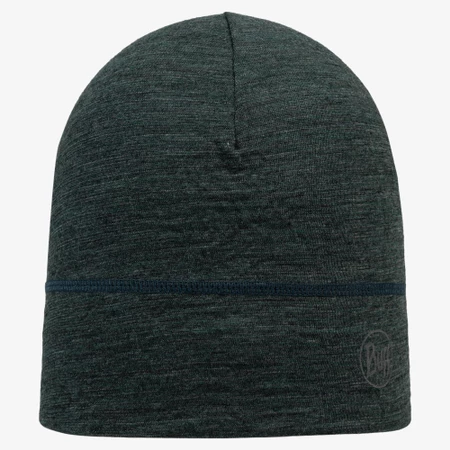 Buff Merino Lightweight Beanie in Forest